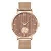 High-grade Steel Custom Logo Watch with Wood Grain Dial, OEM & ODM, ladies watch, Women’s Watches