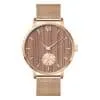High-grade Steel Custom Logo Watch with Wood Grain Dial, OEM & ODM, ladies watch, Women’s Watches