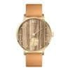 High-grade Steel Custom Logo Watch with Wood Grain Dial, OEM & ODM, ladies watch, Women’s Watches