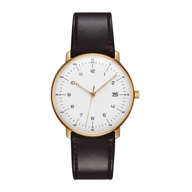 Custom Made Stylish Women's Steel Watch with Calendar