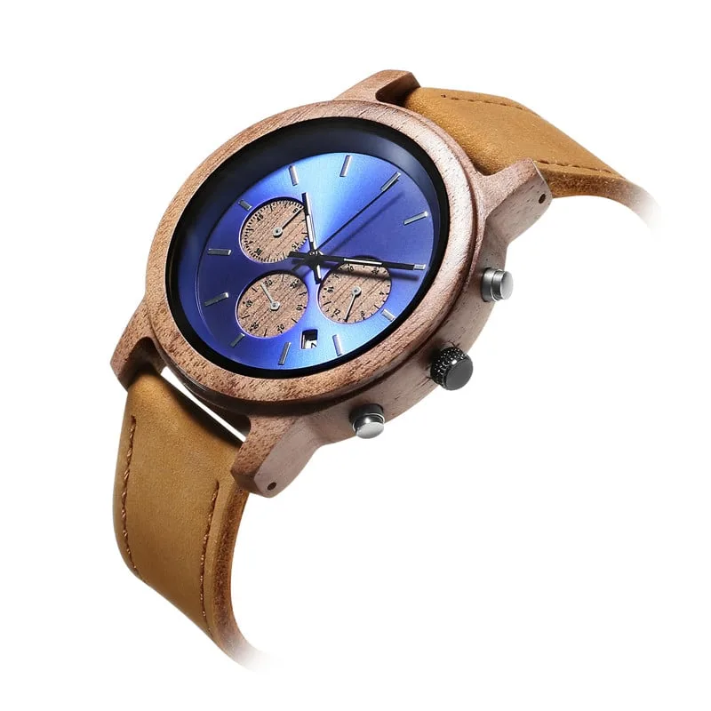 Custom Eco-Friendly Ladies Solid Wood Watch