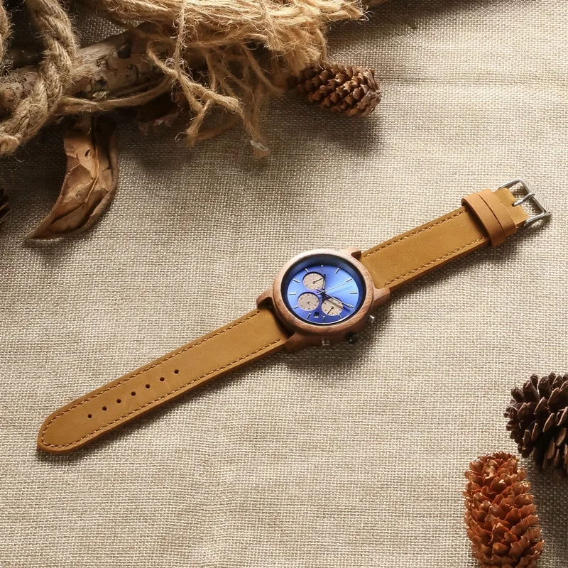 Custom Eco-Friendly Ladies Solid Wood Watch