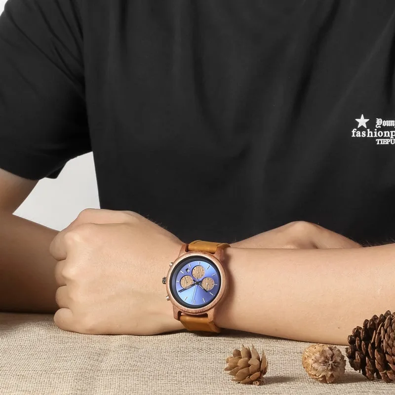Custom Eco-Friendly Ladies Solid Wood Watch