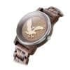 Custom Eco-Friendly Ladies Solid Wood and Steel Watch