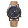 Custom Eco-Friendly Ladies Wood Watch with Cowhide Strap