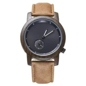 Custom Eco-Friendly Ladies Wood Watch with Cowhide Strap
