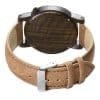 Custom Eco-Friendly Ladies Wood Watch with Cowhide Strap