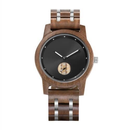 Custom Wooden and Steel Men's Watch