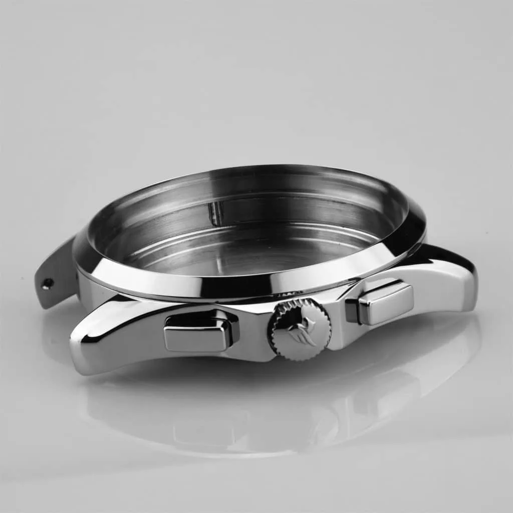 Silver watch case