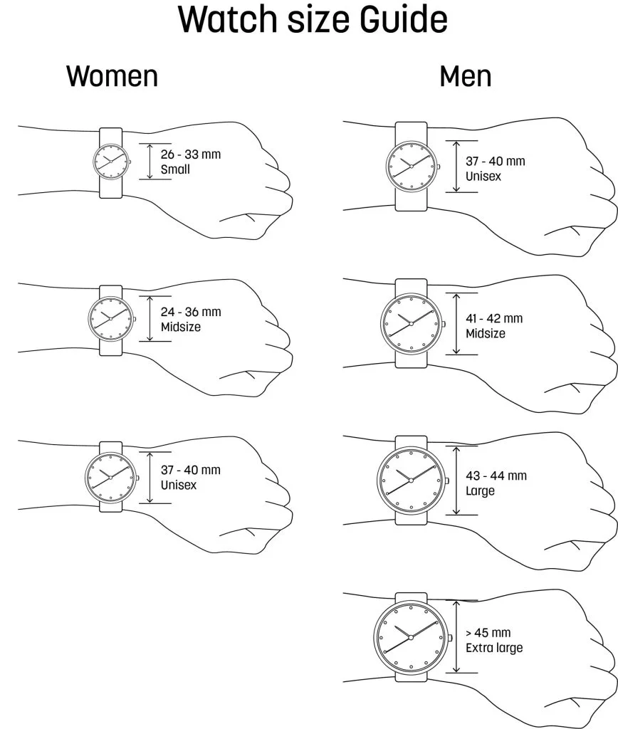 Watch Size Guide