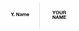 Standard Block Type of Logo